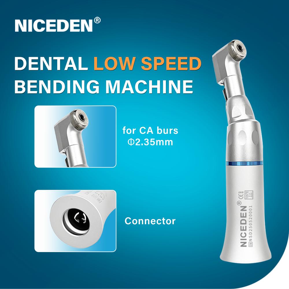 NICEDEN Dental Straight Nose Cone Low Speed Handpiece Straight 203C External Water E-type Straight Handpiece Dentistry Equipment