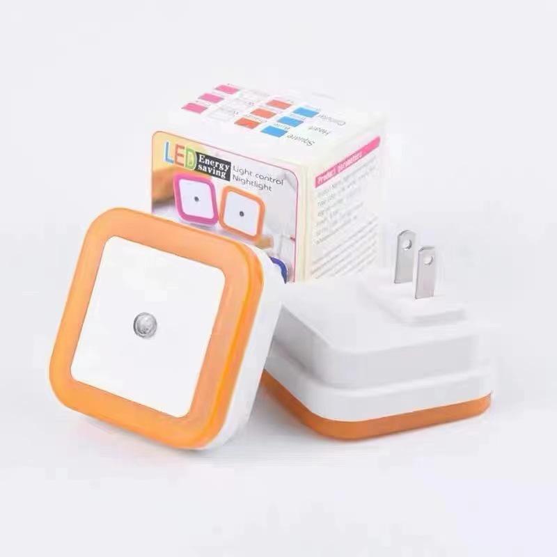 Intelligent LED Night Light with Light Control for Bedside, Energy Saving, US/EU Socket