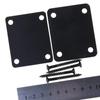 Black Neck Plate W/ Screws For Electric Guitar