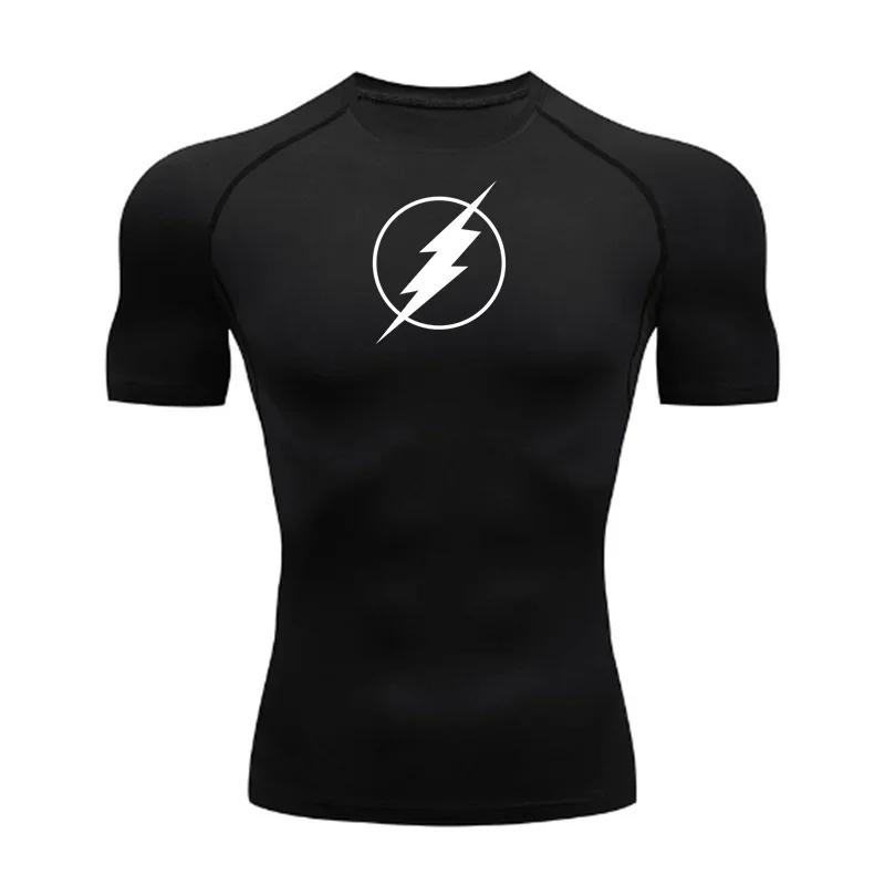 Jogging Quick-drying Breathable Top Summer Men's Running Compression T-shirt Short-sleeved T-shirt Gym Fitness Shirt