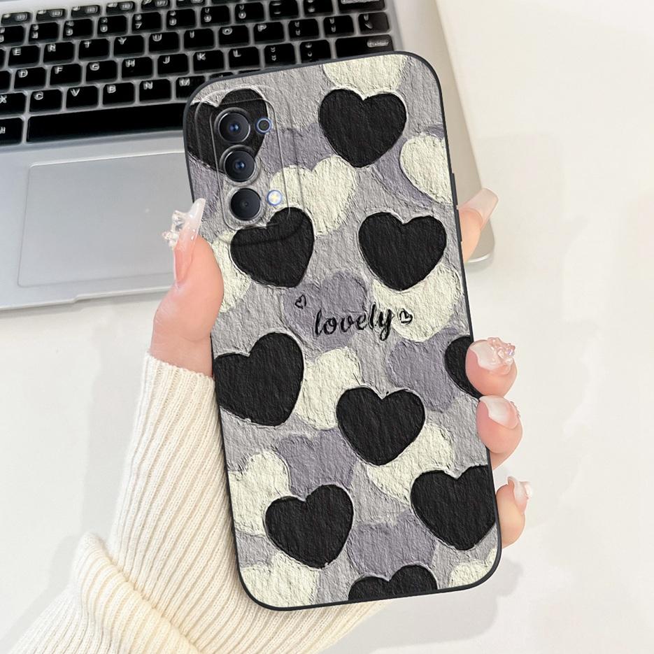 For Oppo Reno4 Pro 5G Case CPH2089 Luxury Candy Painted Cover Soft Silicone Phone Case For Oppo Reno 4 Pro Reno4 4G CPH2113 Bags