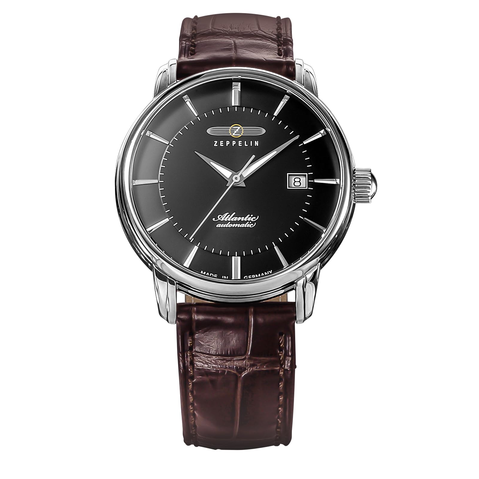 

Casual Watch Atlantic Black [Zeppelin] ZEP-8452-2-PMO Men s [Item]