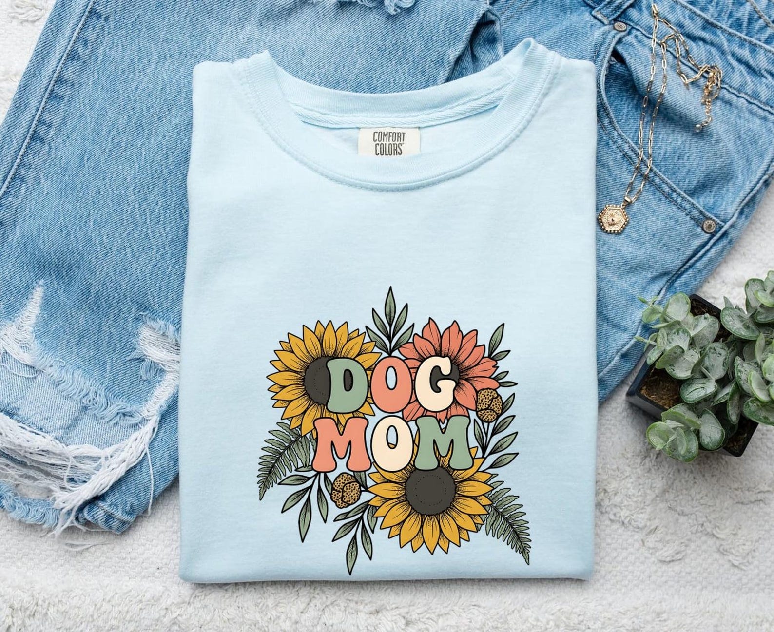 Sunflower Bunch Shirt Dog Flowers Gift Women Rustic Tee Sunflowers T-Shirt Dog Fan Country Tshirt Floral Graphic Vintage Foliage Tshirt 2XL