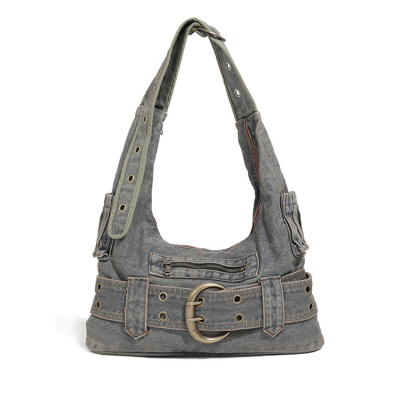 

Женские сумки через плечо и через плечо из денима, повседневные сумки-тоуты с широкими ручками, ощущение роскоши, эксклюзивный дизайн, высокое качество, новые