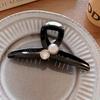 Year Pearl Trumpet Grab Clip Female Back of Head Hair Volume Hairpin Shark Clip Hair Grab