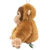 COLORATA Orangutan Plush Mascot (Realistic Wild AnimalWith Chain) Realistic Cute Keychain Doll Gift (Twice Tested)  Christmas Present
