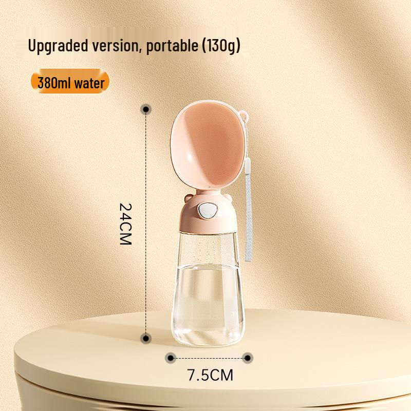 Portable Pet Water Bottle: Travel Cup for Dogs & Cats