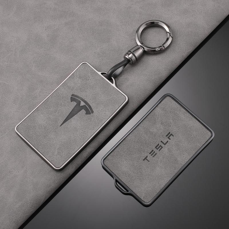 Шкіряний TPU Чохол-Оболонка для Автомобіля NFC Ключа Брелок Для Tesla Model 3 Model S Model X Model Y Безключовий Захисний Тримач Авто Аксесуари