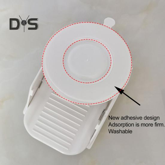 Pedal de banheiro com altura ajustável, design de ventosa sem furadeira, pedal largo antiderrapante, apoio para os pés de chuveiro que economiza espaço