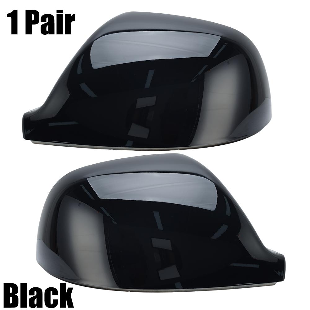 Side Rearview Mirror Cover Caps For VW T5 T6 TRANSPORTER VW Amarok 2010 2011- With Buckle Door Mirror Cover Cap Accessories