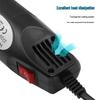 220V Adjustable Temperature Heat Gun for Polymer Clay, Rubber Stamps, Embossing Powders, and Shrink Plastic DIY Projects