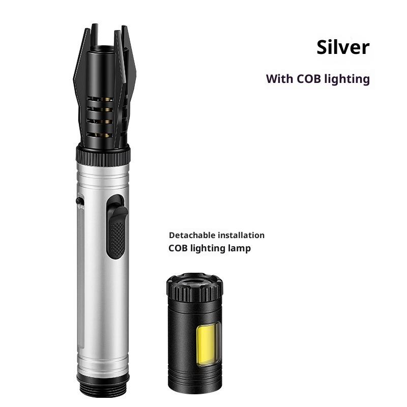 BBQ Barbecue Candle Lengthening Powerful Metal Gas Lighter Windproof Turbo Kitchen Torch Cigar Smoking Accessories Flashlight