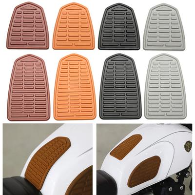 Universal Motorrad Gas Kraftstoff Tank Gummi Aufkleber Schutz Knie Tank Pad Aufkleber