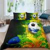 Football Bedding Set Printing Pillowcase Quilt Cover Soccert Duvet Covers Home Textiles Queen King Size Bed for Kids Teens Men