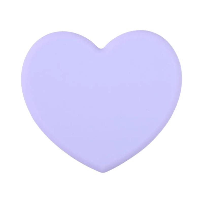 

Heat Resistant Silicone Mat Thicker Drink Cup Non-slip Pot Coasters Heart-shaped Placemat Kitchen Accessories Holder Table L фіолетовий