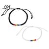 Lightweight Woven Wristband Rainbow Beads Bracelet for Men Women, Handmade Adjustable Braided String Bracelet, Rope Simple Niche Style