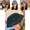 Stylish Denim Bucket Hat For Women Breathable Sun Protection Spring Summer Fashion