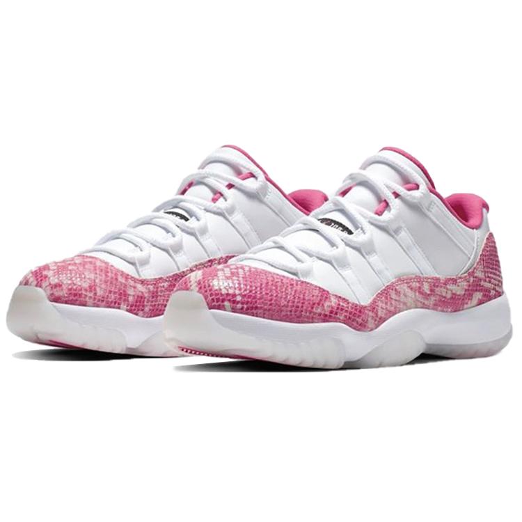 New Jordan 11 Retro Low Pink Snakeskin 2019 Women's AH7860-106