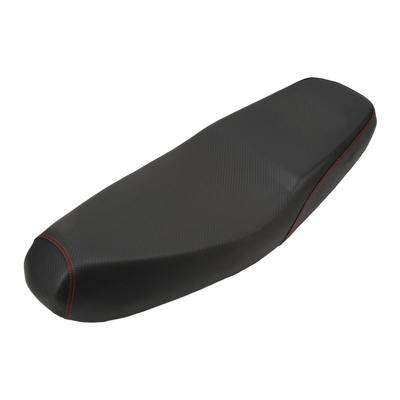 Motorcycle Cushion Saddles PU Leather Hump Seat Pad Bench Saddle Assembly Replacement for EX5