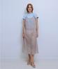 Pisis Two-Way Sheer Layered Dress_Gray
