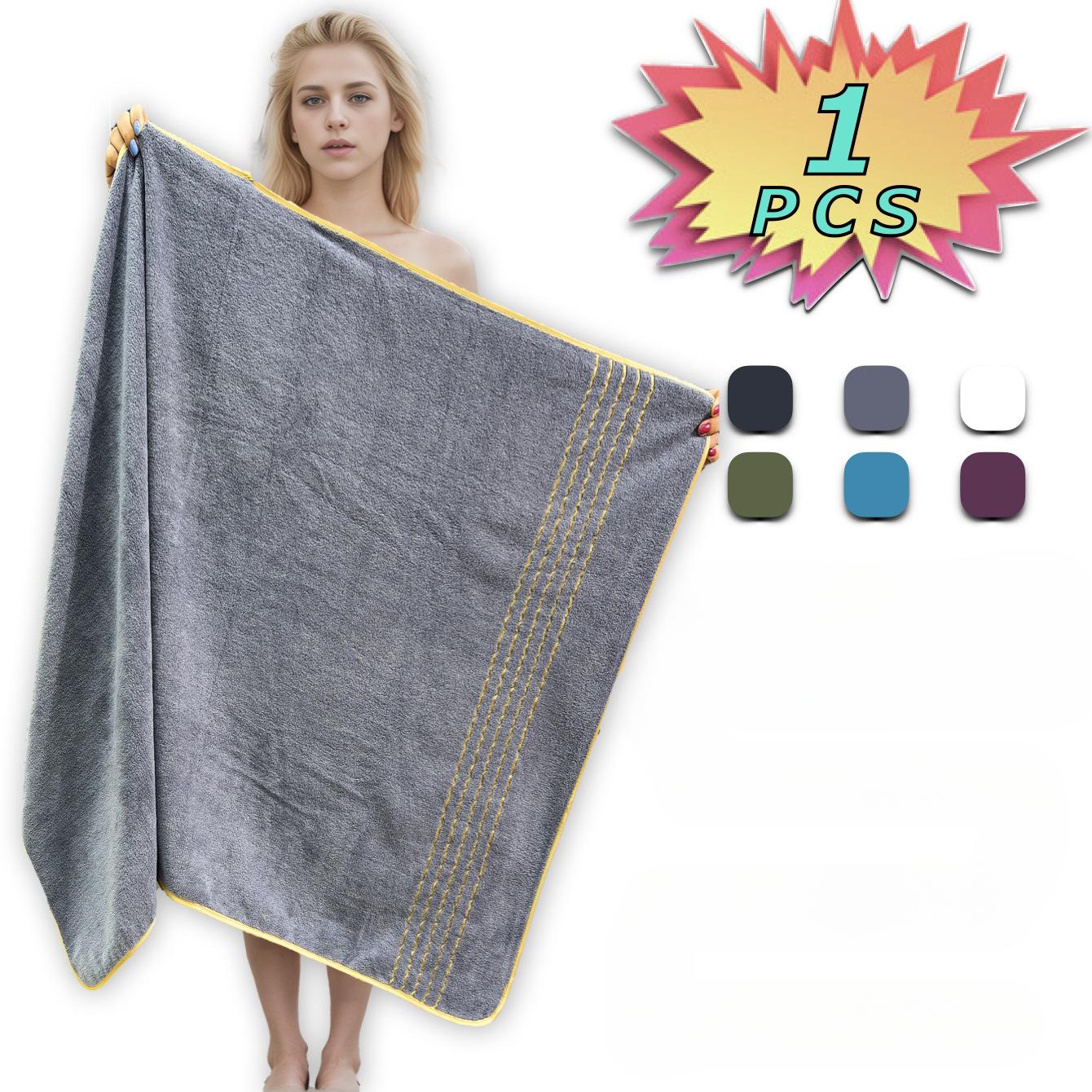 

Ультрамягкое коралловое полотенце, Сухие впитывающие легкие банные полотенца, Идеально для дома, отеля и спа, Фитнес на открытом воздухе 100x200cm серый