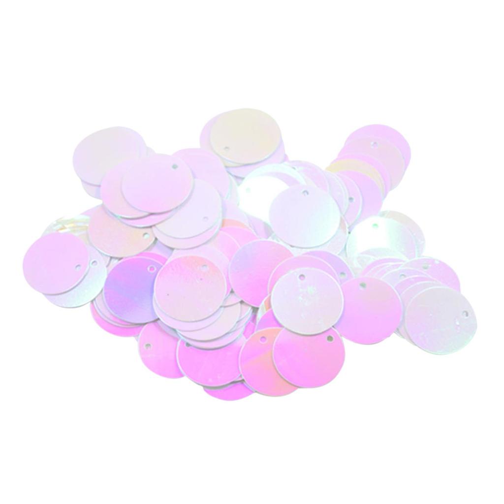 DIY Shiny Round Loose Sequins Paillettes Sewing Craft 16mm Blue