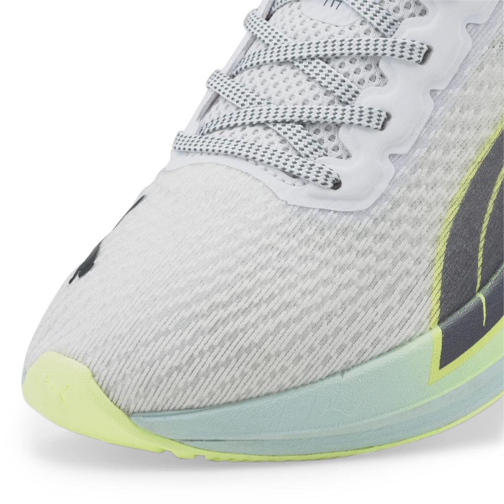 Puma DEVIATE NITRO Damen Weiß 25,0 cm 194453-11 Carbonplatte Japan Authentisch