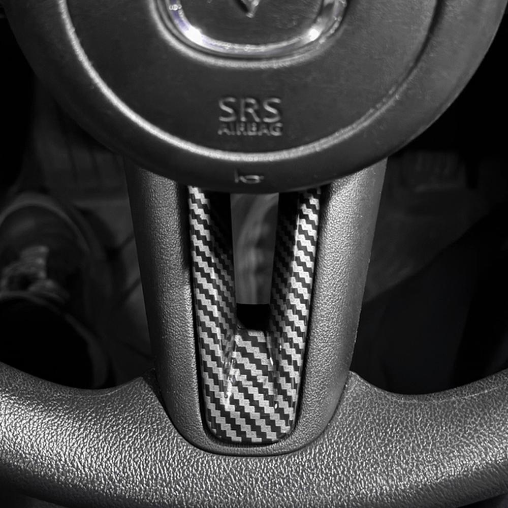 For Mazda 3 Axela BP 2019-2024 2025 CX30 CX-30 2020-2025 CX50 CX-50 2023-2025 Steering Wheel Trim Cover Sticker Car Accessories