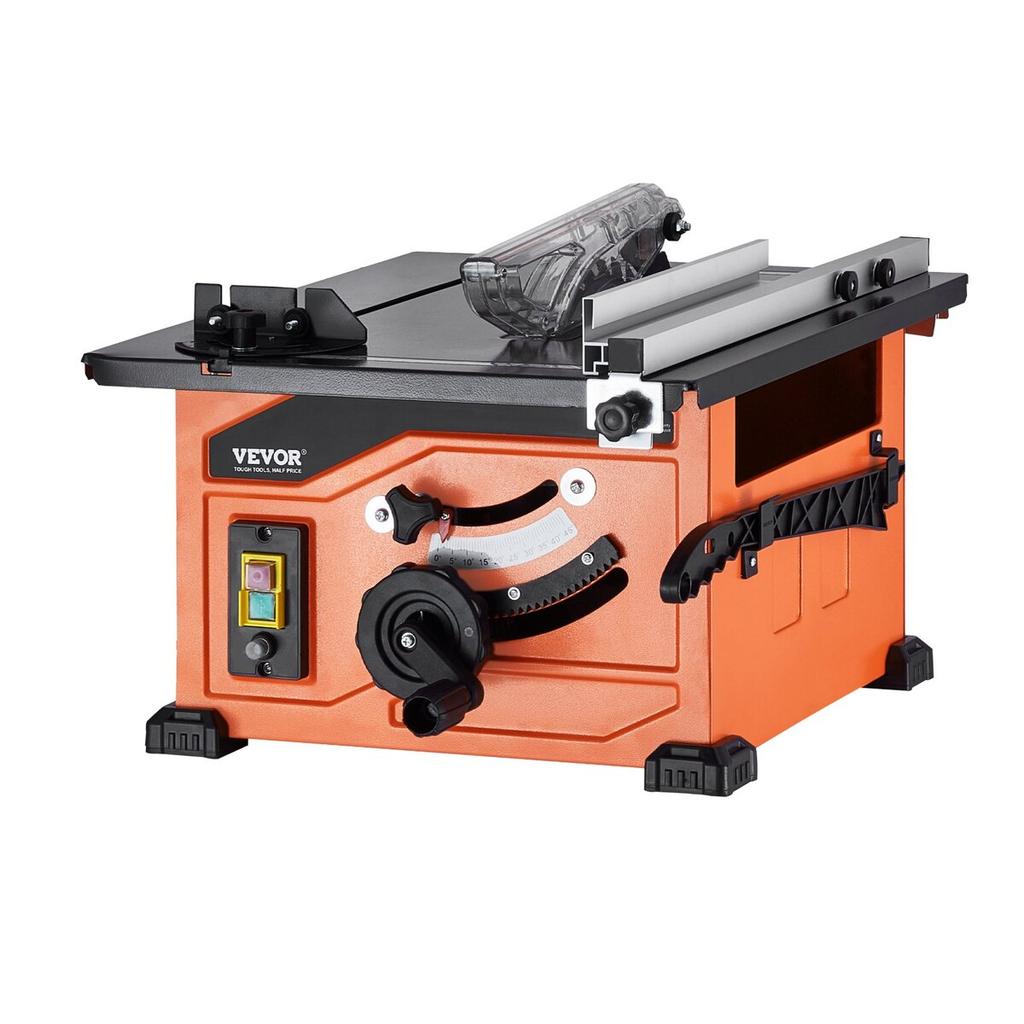 Table Saw, 1200 W Portable Compact Tablesaw, 210 MM Saw Blade O.D Construction Circular Saw, 225 MM Max. Cutting Capacity, 4800 RPM Cutting Speed,