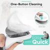 Self-cleaning Nail Rake Brush Cat Brush With Release Button For Long or Short Pet Hair Cleaner Removes Tangles and Loose Fur
