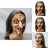 Witch Face Mask Latex Horror Prop For Halloween Costume And Event Use