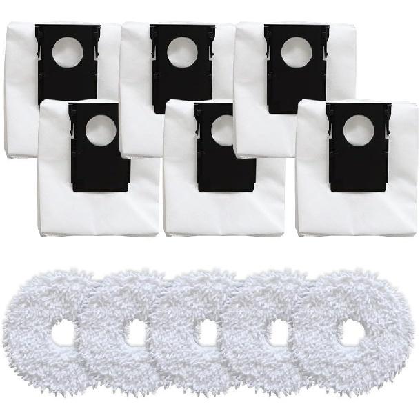 Dust Bags Replacement For Eureka J15 Pro For Ultra Floor Vacuum Cleaner, Large Capacity Replacement Dust Bags Vacuum Cleaner, Include 5* Mop Cloths +
