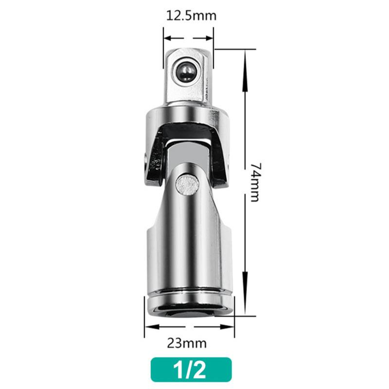 1PC/3PCS Universal Joint Set Ratchet Angle Extension Bar Socket Adapter Manual And Pneumatic Bendable Adapter Socket Tools NEW