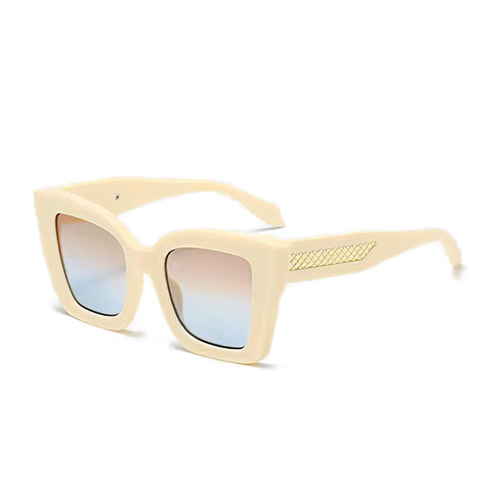 Новинка Винтажные Солнцезащитные Очки Для Женщин Модные Квадратные Градиентные Солнцезащитные Очки С Золотыми Стрелками Для Женщин