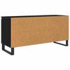 TV Stand Black Oak Effect 104 x 35 x 50 cm Engineered Wood