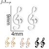 Multiple Stainless Steel Earings Fashion Jewelry Small Animal Ear Studs Music Leaf Fairy Hummingbird Earrings Pendientes Gift