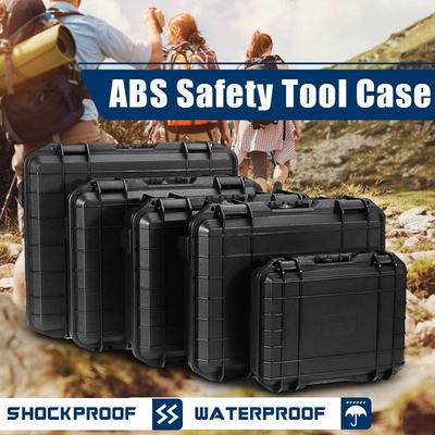 Protective Safety Instrument Tool Box Waterproof Shockproof Storage Toolbox Sealed Tool Case Impact Resistant Suitcase Sponge