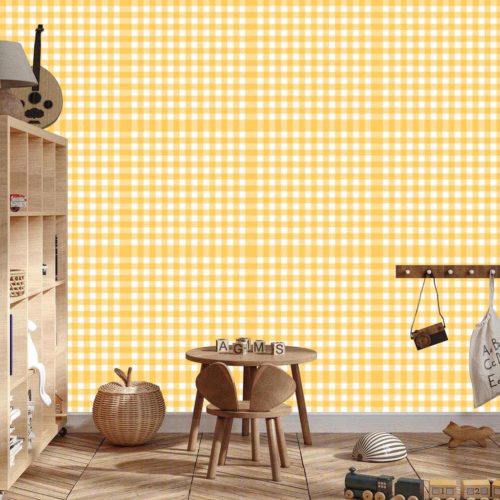 Cream Fabric Pattern Wallpaper, Subtle Detail for Living Room and Bedroom 50x1000