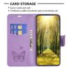 Applicable To iPhone16E Mobile Phone Leather Case 15Pro Embossed Butterfly Card Wallet Protective Case 14Plus Solid Color