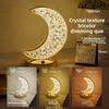 Enchanting Moon  Star Table Lamps  Crystal Acrylic Touch Night Lights for Bedroom Decor  Unique Gift Idea