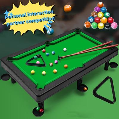 1 Mini Bilardo Seti Çocuklar İçin Ev Bilardo Masası Erkek Çocukları İçin Eğitici Oyuncak Snooker Oyunu