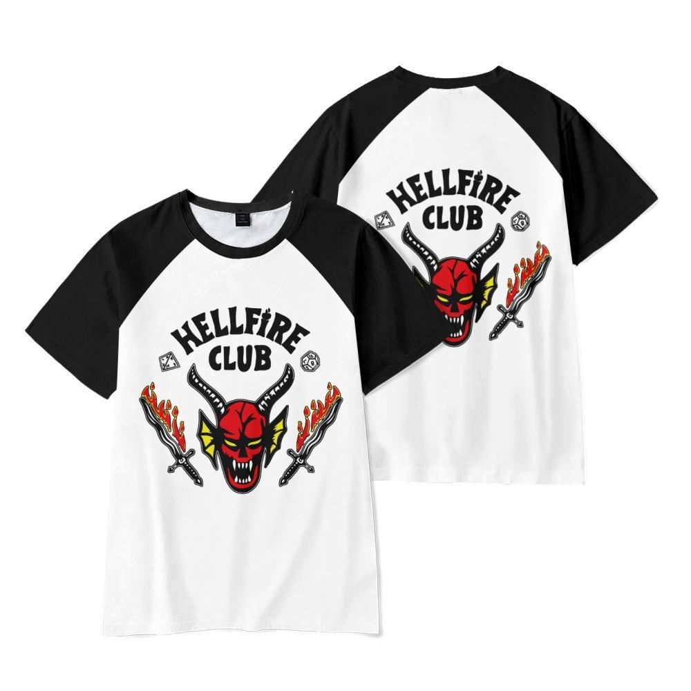 Adult cartoon trendy printed personalized casual T-shirt men