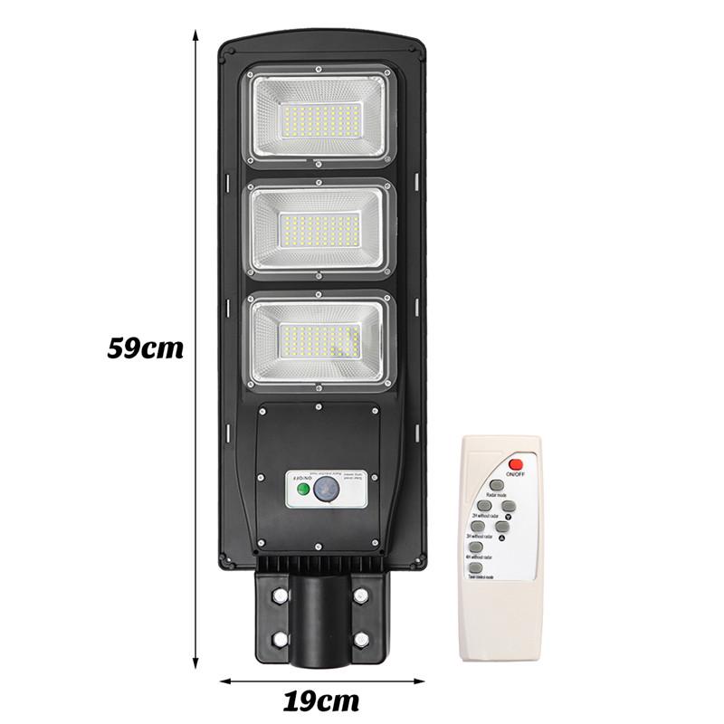 Buy 90W 180 LED Solar Street Wall Light Radar Induction Outdoor Timing