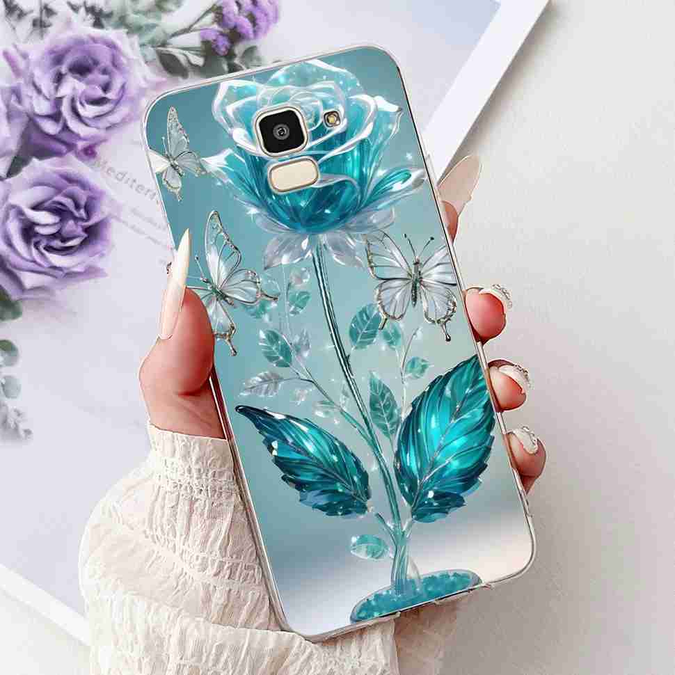 For Samsung Galaxy J6 2018 SM-J600F Case Popular Love Cool Tiger Soft Silicone TPU Cover For Samsung j6 J6 2018 Phone Shell Bag