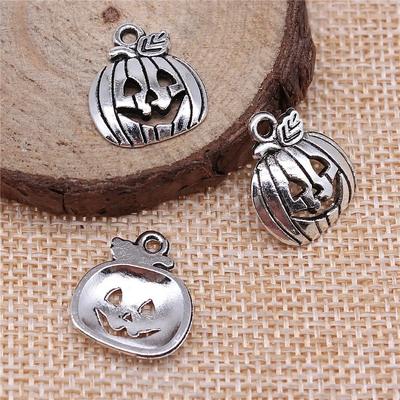 10pcs Halloween Pumpkin Alloy Charms Spoof Cute Pendants For Making Handmade DIY Jewelry Necklace Findings