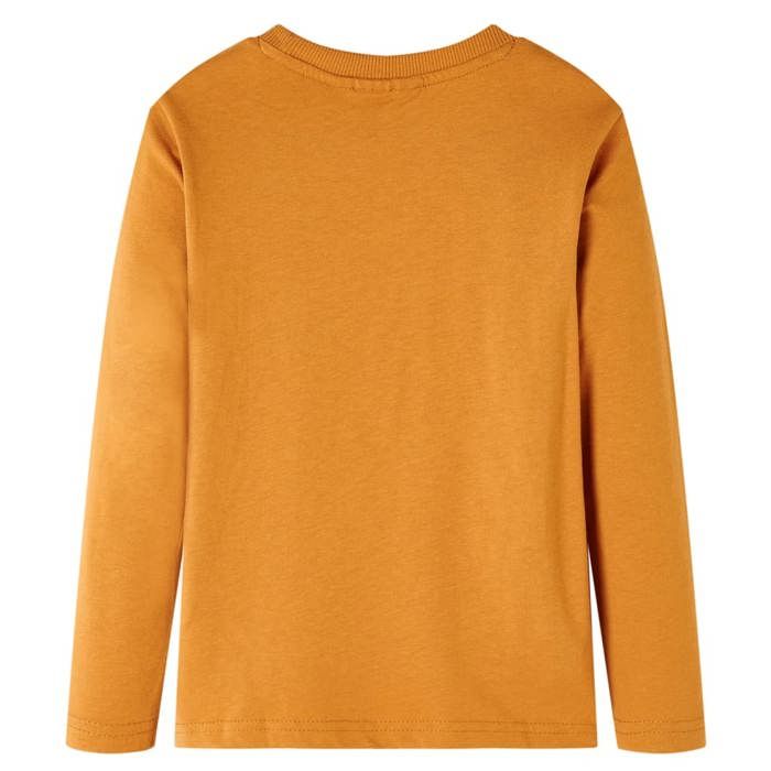 Children's Long-sleeved T-shirt Dark Ochre 92/104/116/128/140