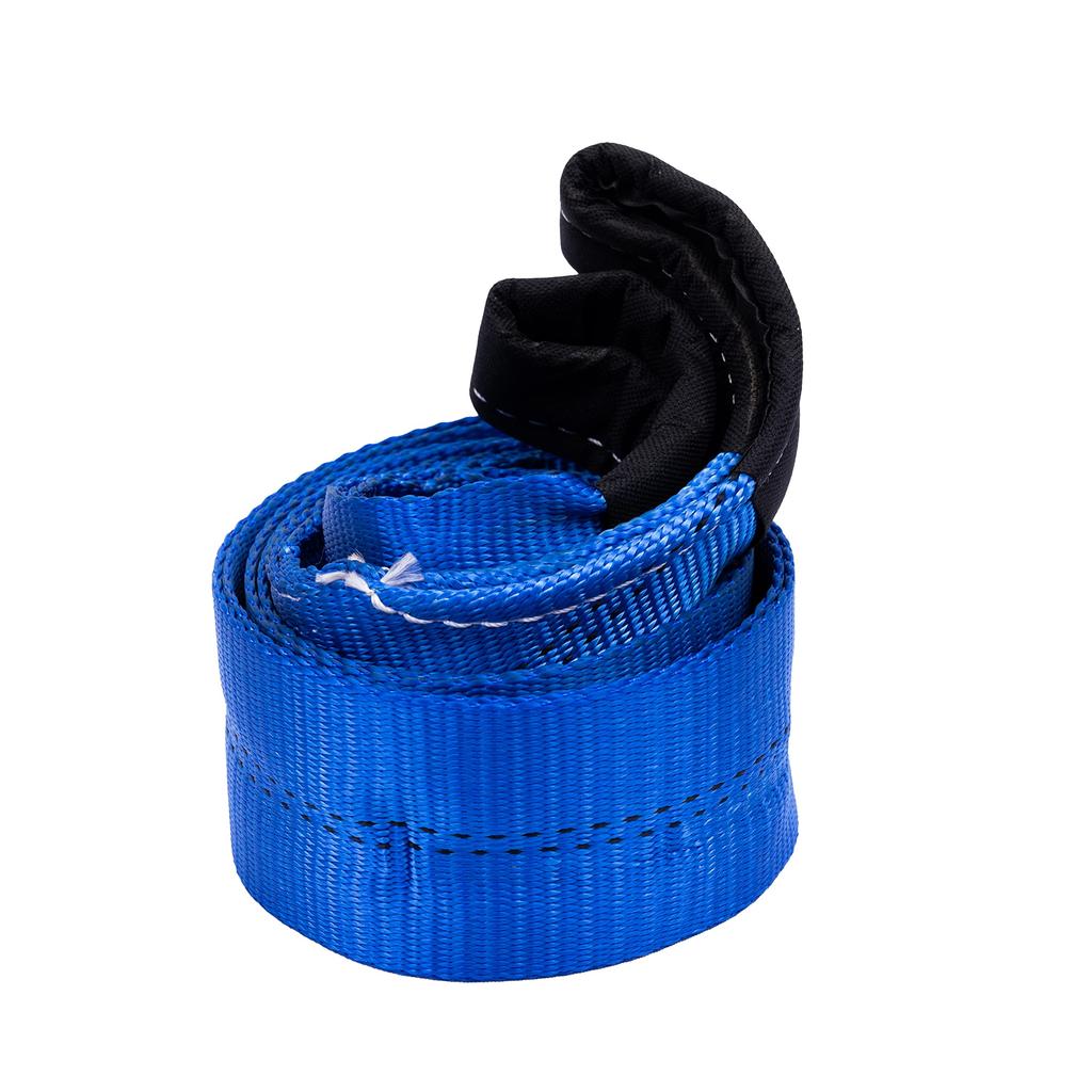 HFS(R) Abschleppseil, 7,6 cm x 6 m, 6 t Bruchlast, Auto-Bergungsseil für festgefahrene Autos, Notfall-Bergung, Unfälle, Pannen, verschneite Straßen, Natur