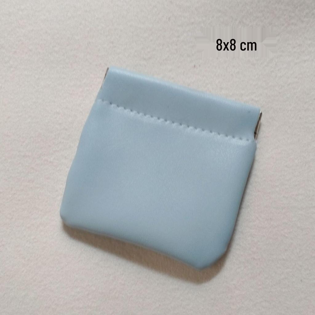 Compact PU Multipurpose Pouch: Lipstick, Coins, Jewelry, Earphones Storage.