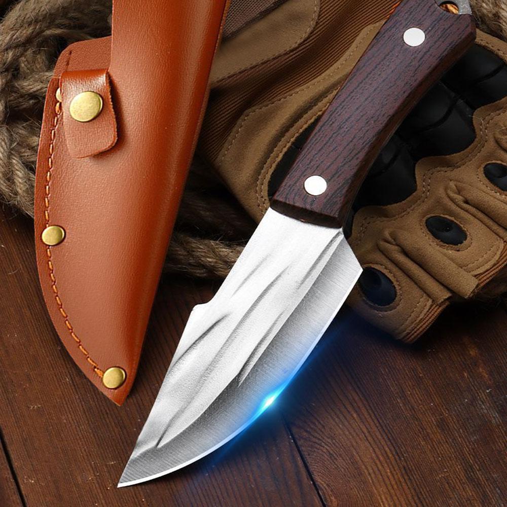 Kitchen Knife Forged Boning Knife Hand Held Meat Knife Fruit Knife Household Sharp High Hardness Stainless Steel Bone Removal Kn