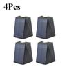 1~6Pack Solar Wall Lamp Warm Light Outdoor Waterproof Up and Down Luminous Lighting Balcony Yard Garden Decoration Lights